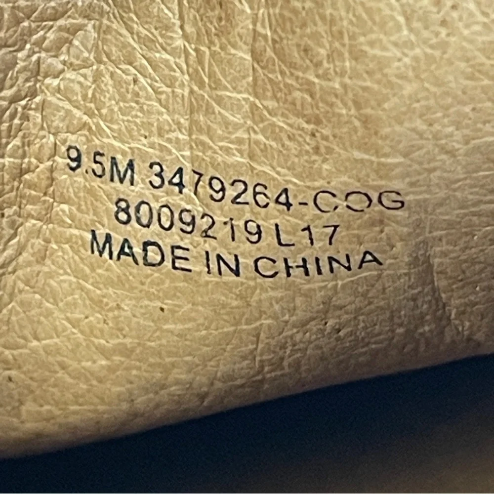 FRYE Dylan men's cognac brown leather slip-on loafer shoes, size 9.5 - Picture 9 of 15